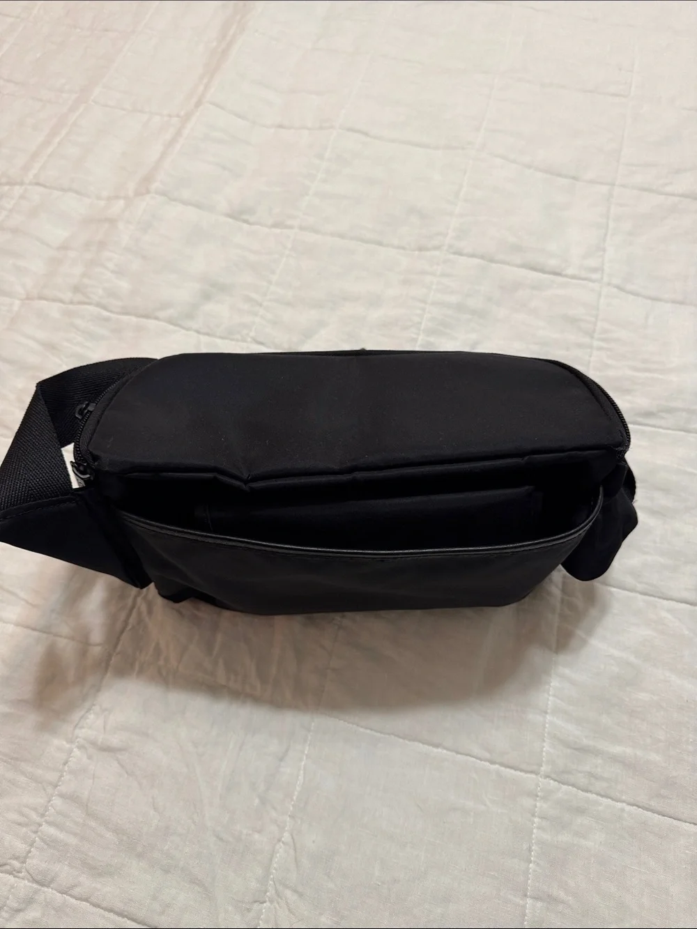 BEIS Black Mini Diaper Bag with Front Zip Pocket